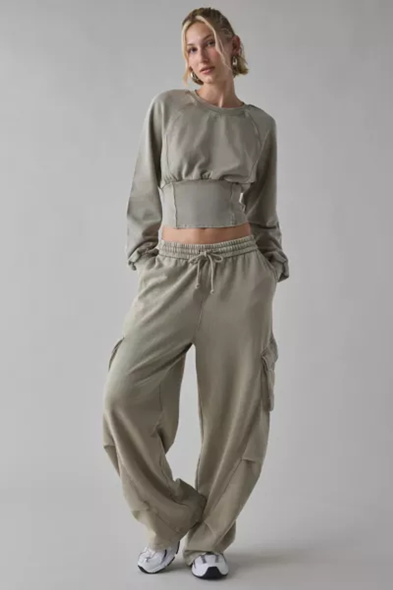 Out From Under Day-To-Day Fleece Cropped Pullover