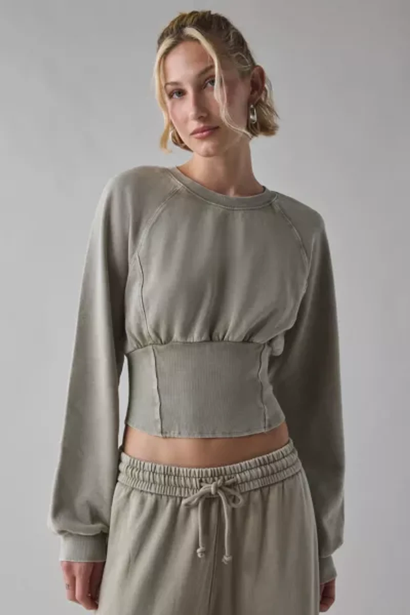 Out From Under Day-To-Day Fleece Cropped Pullover