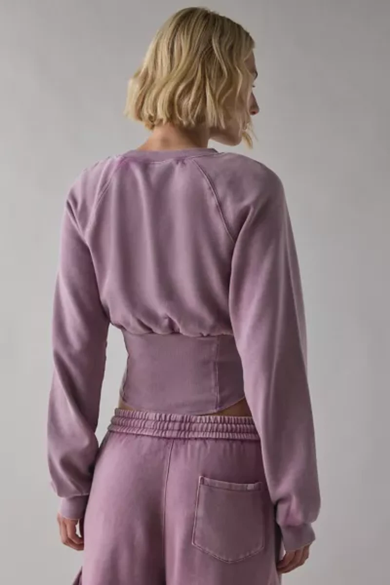 Out From Under Day-To-Day Fleece Cropped Pullover