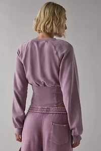 Out From Under Day-To-Day Fleece Cropped Pullover