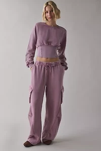 Out From Under Day-To-Day Fleece Cropped Pullover