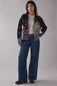 Vintage By UO Christmas Cardigan Sweater