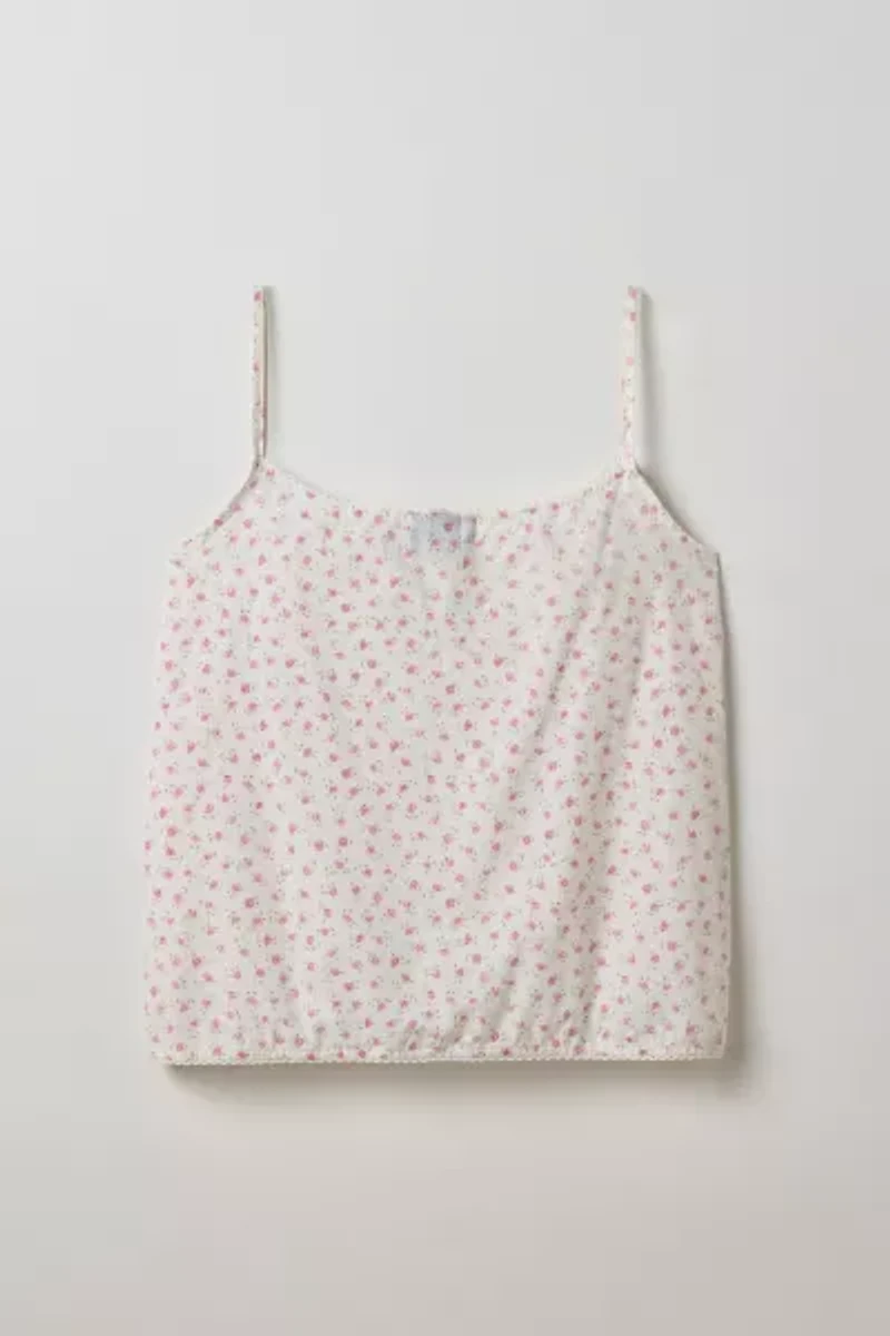 Vintage By Thrift Like A Girl Ditsy Floral Cami