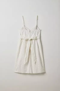 Vintage By Thrift Like A Girl Eyelet Lace Babydoll Mini Dress