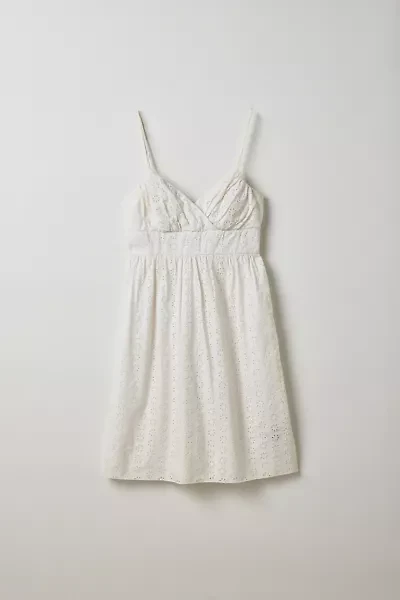 Vintage By Thrift Like A Girl Eyelet Lace Babydoll Mini Dress
