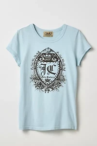 Vintage By Thrift Like A Girl Juicy Couture Crest Graphic Tee