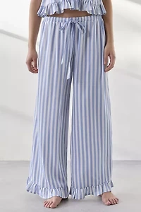 Out From Under Eloise Satin Ruffle PJ Pants