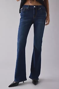 True Religion Joey Big T Mid-Rise Flap Flare Jean