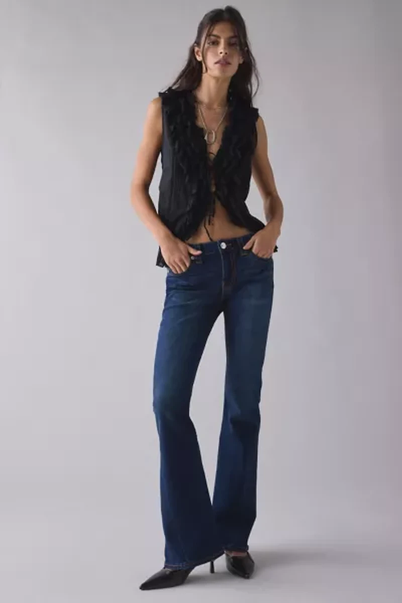 True Religion Joey Big T Mid-Rise Flap Flare Jean