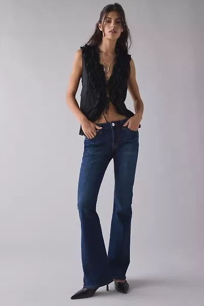 True Religion Joey Big T Mid-Rise Flap Flare Jean