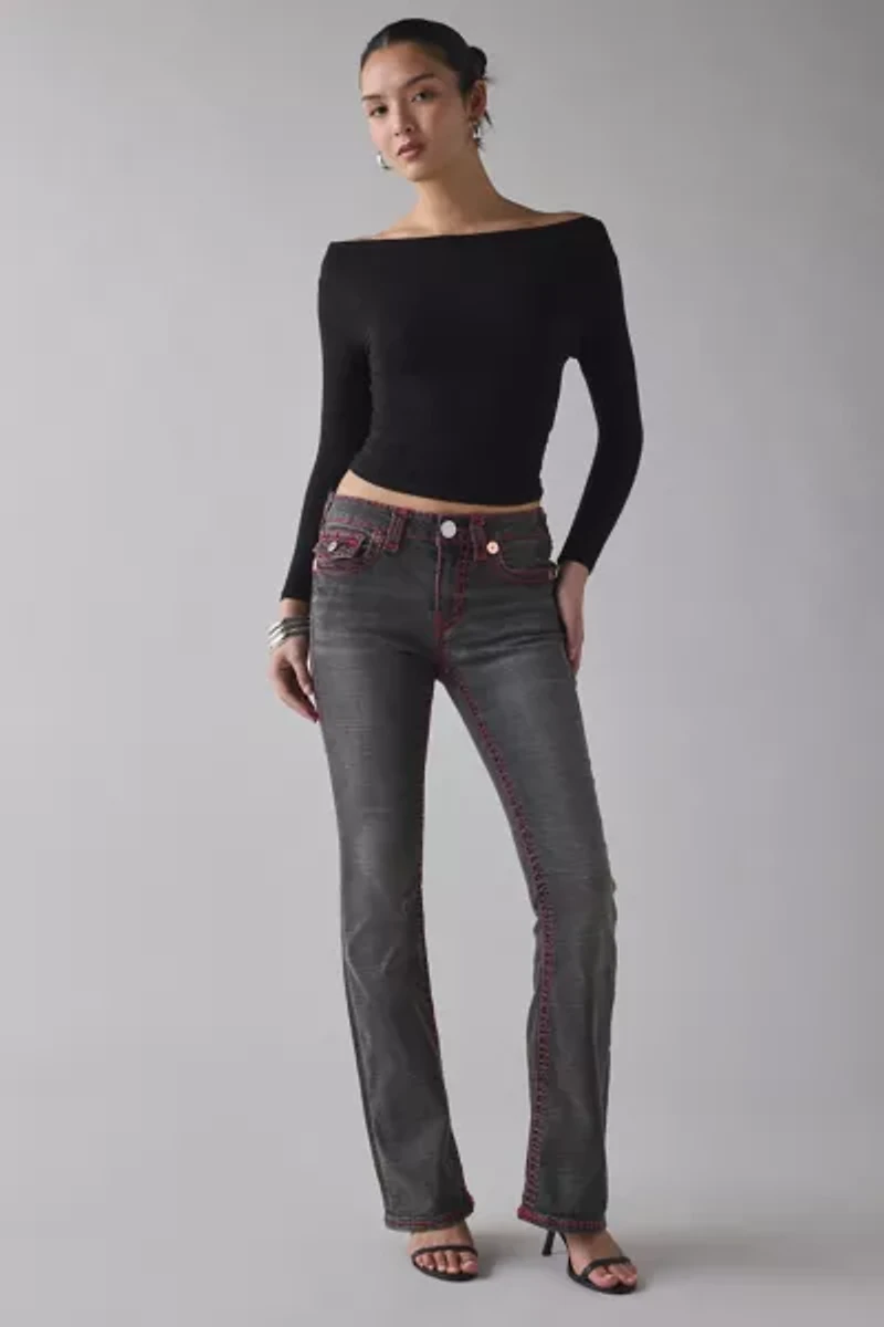True Religion Becca Super T Mid-Rise Bootcut Jean