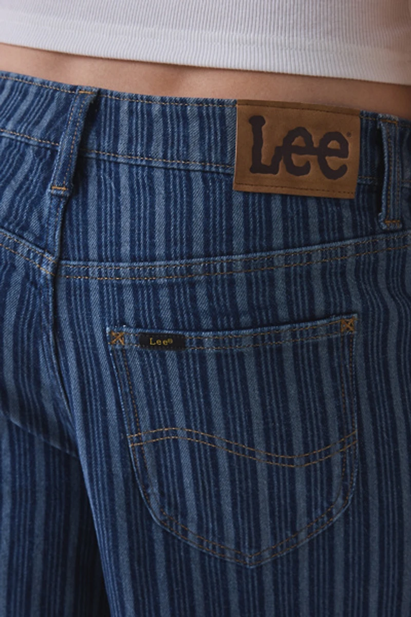 Lee Sonic Speed Stripe Long Denim Short