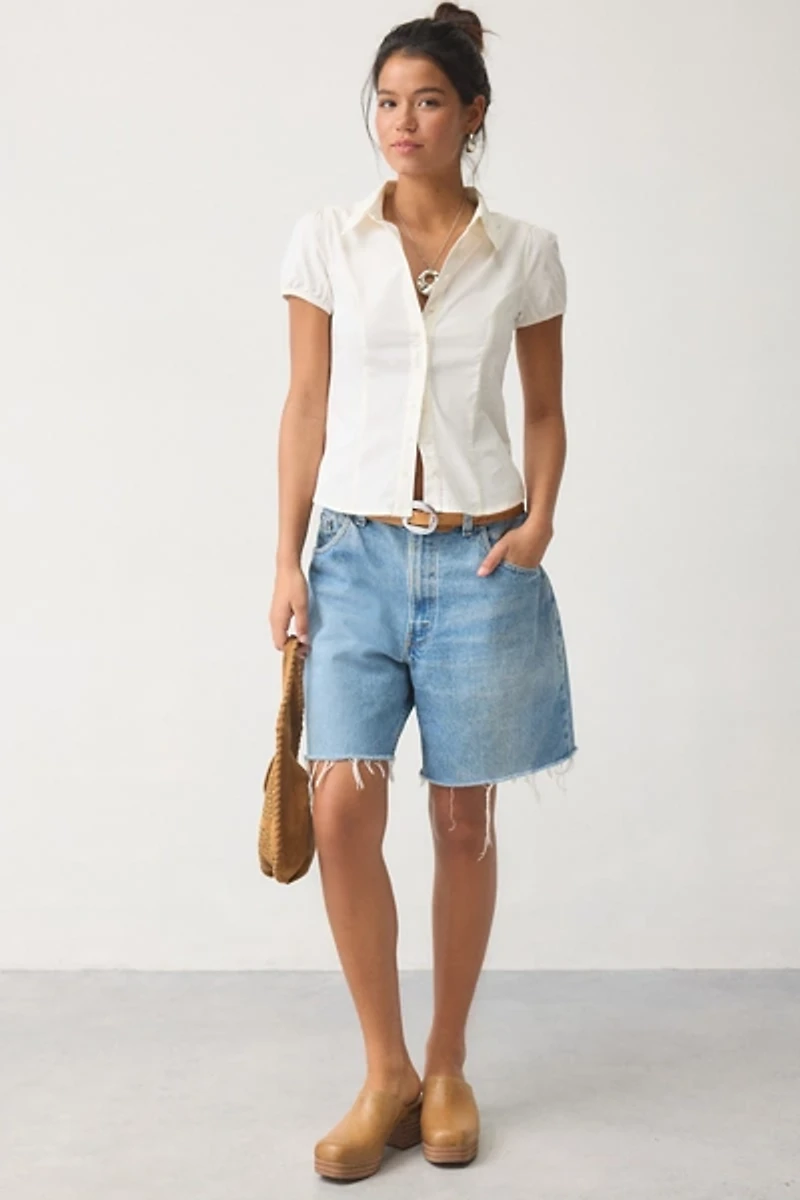 Kimchi Blue Chloe Button-Down Blouse