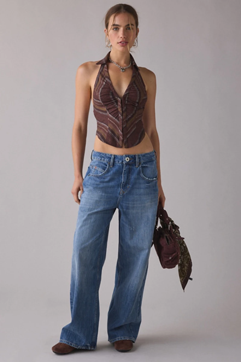 BDG Jaya Back Graphic Baggy Boyfriend Jean