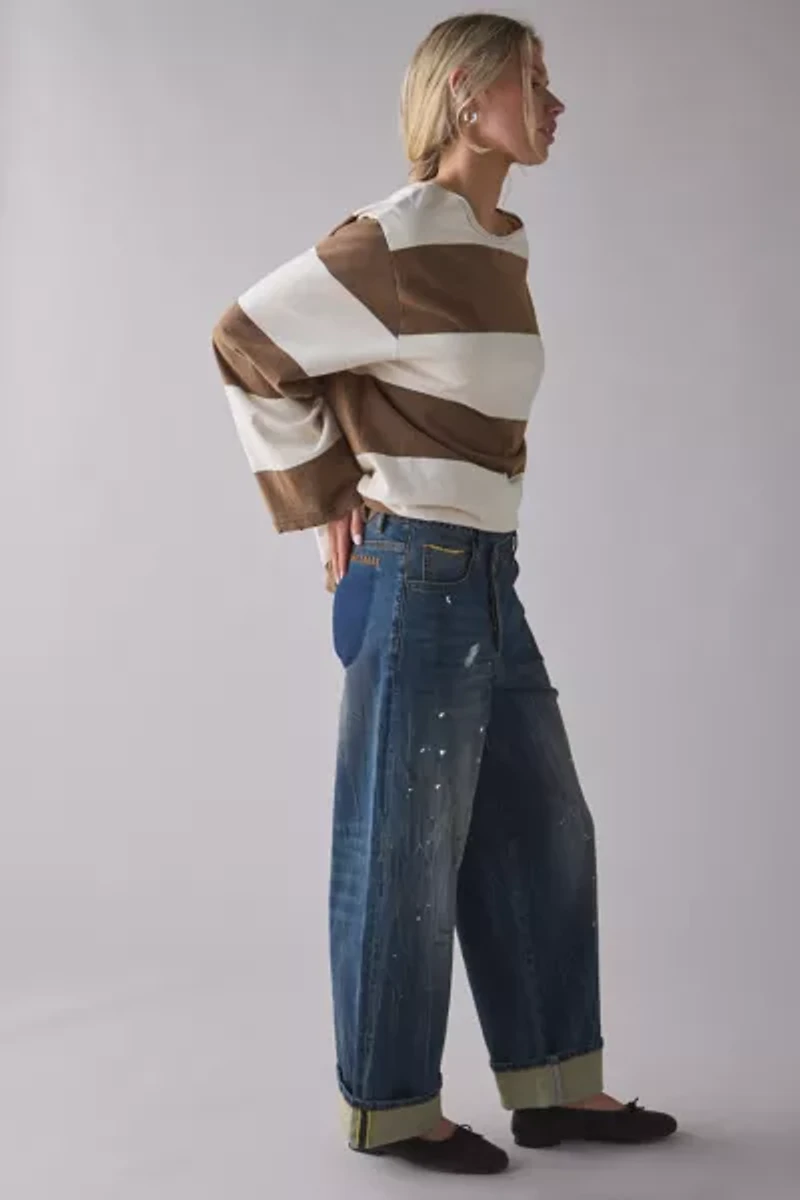 The Tales Selvedge Denim Cross Over Slouch Jean