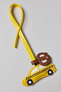Icon Puffy Faux Leather Bag Charm