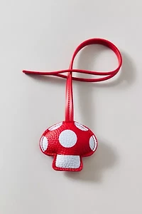 Icon Puffy Faux Leather Loop Bag Charm