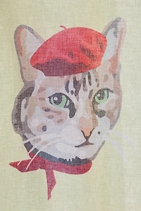 Sassy Cats Patterned Shower Curtain