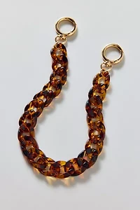 Chunky Tort Acetate Bag Chain