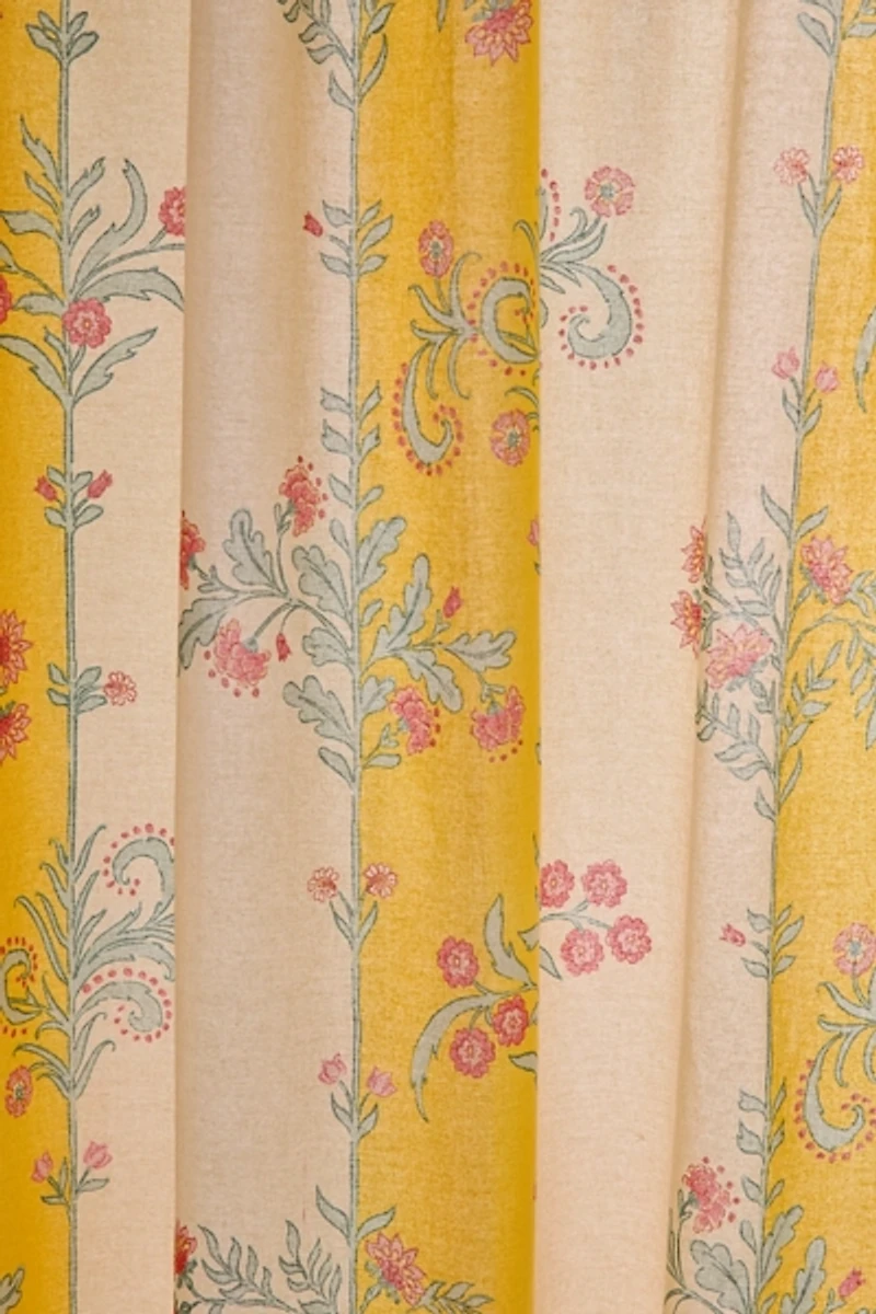 Suri Striped Patterned Shower Curtain