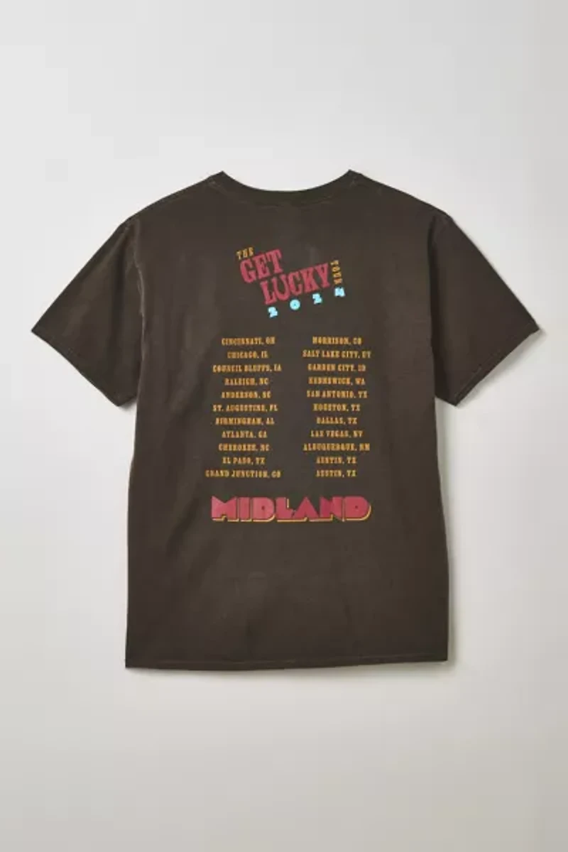 Midland The Get Lucky Tour Graphic Tee