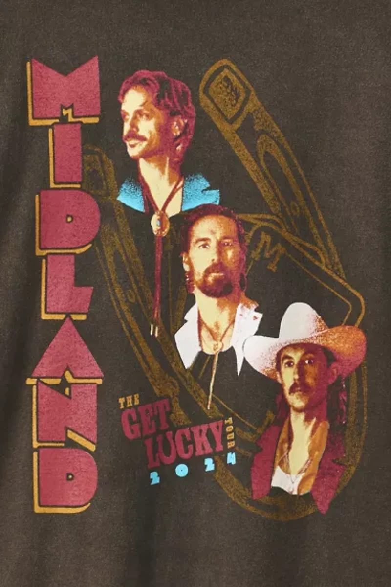 Midland The Get Lucky Tour Graphic Tee