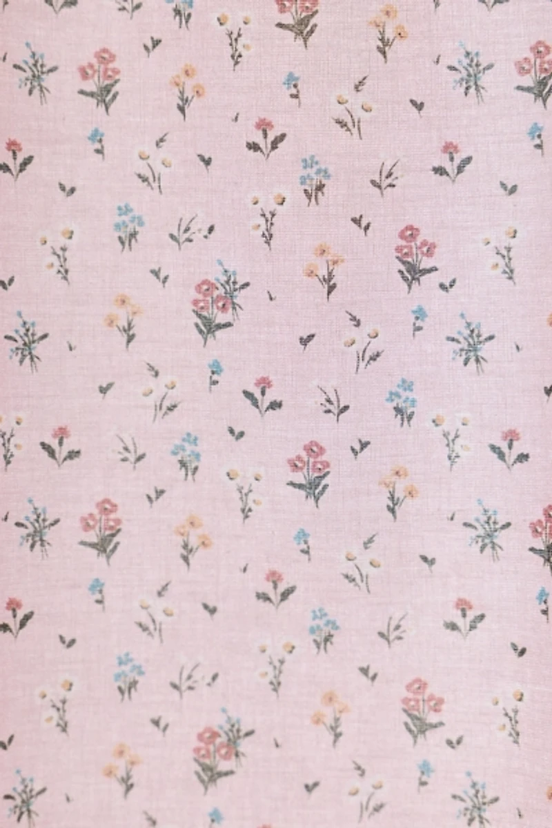 Ditsy Floral Patterned Shower Curtain