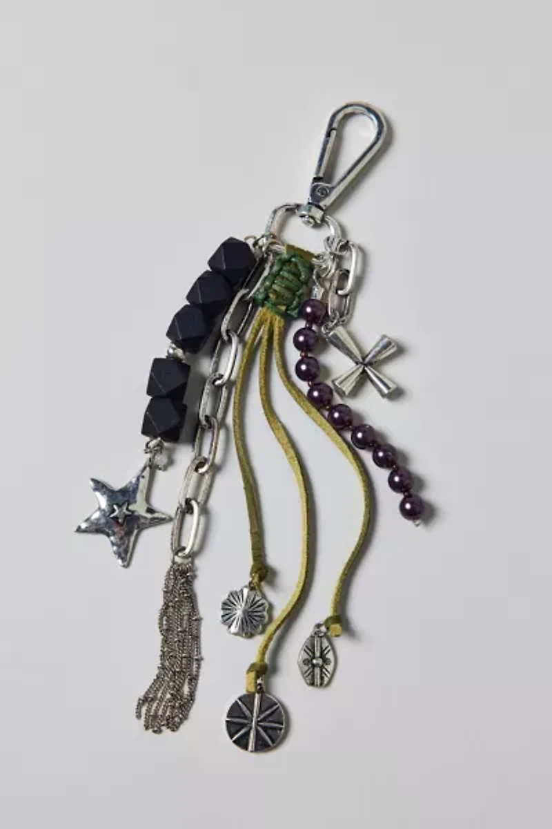 Charm Cluster Boho Keychain