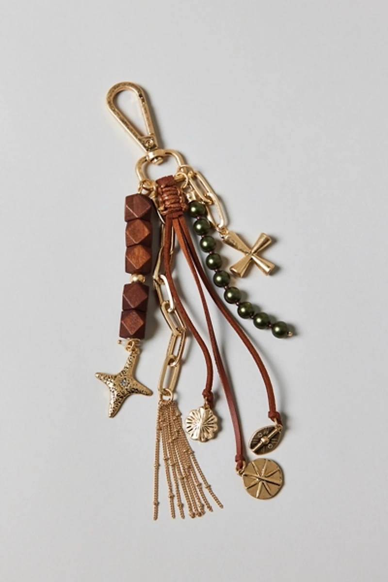 Charm Cluster Boho Keychain