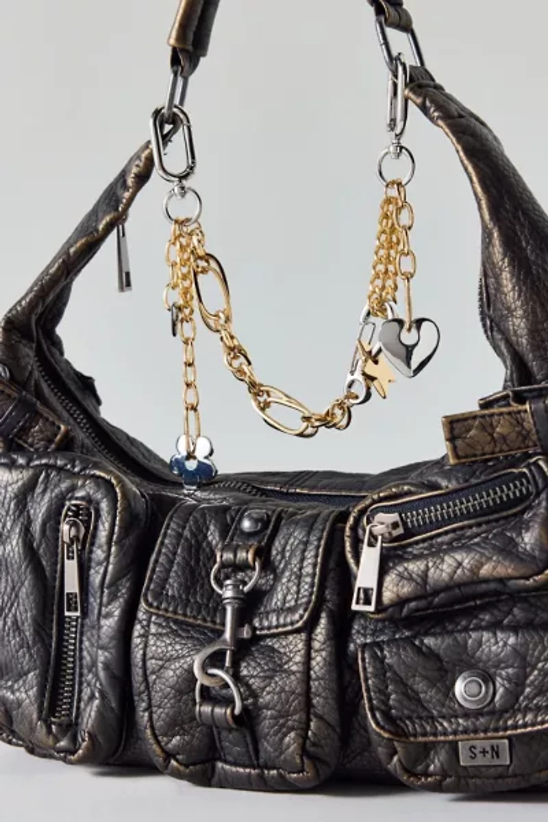 Chunky Mixed Metal Bag Chain