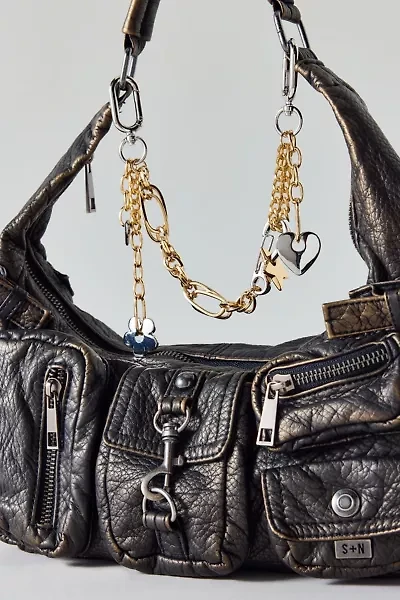 Chunky Mixed Metal Bag Chain