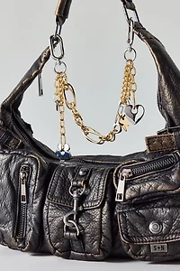 Chunky Mixed Metal Bag Chain