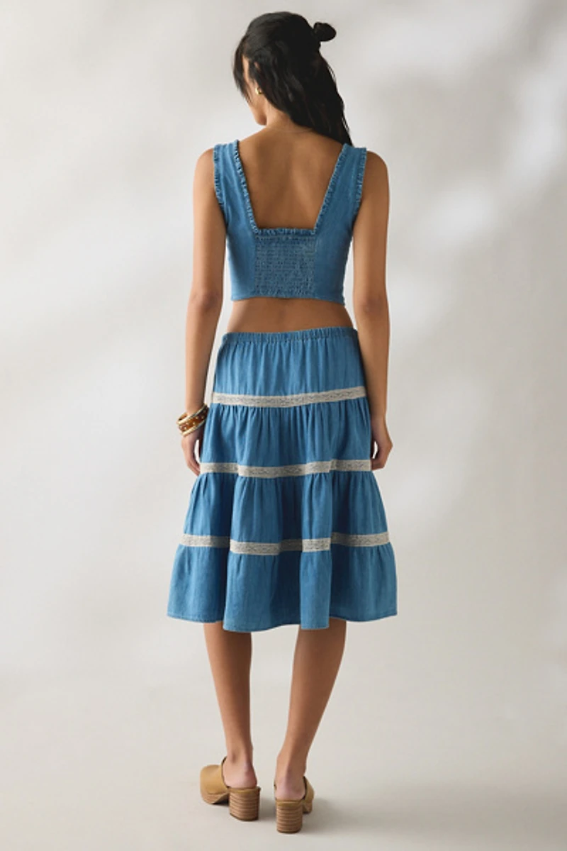 Kimchi Blue Market Morning Skirt 2-Piece Set