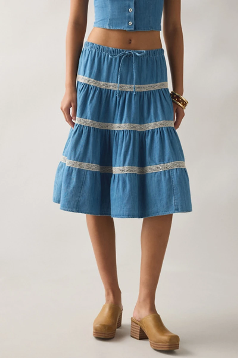 Kimchi Blue Market Morning Skirt 2-Piece Set