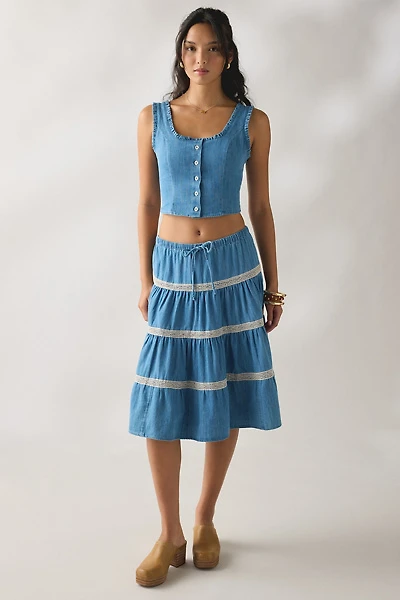 Kimchi Blue Market Morning Skirt 2-Piece Set