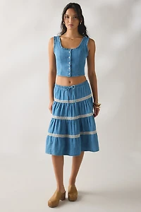 Kimchi Blue Market Morning Skirt 2-Piece Set