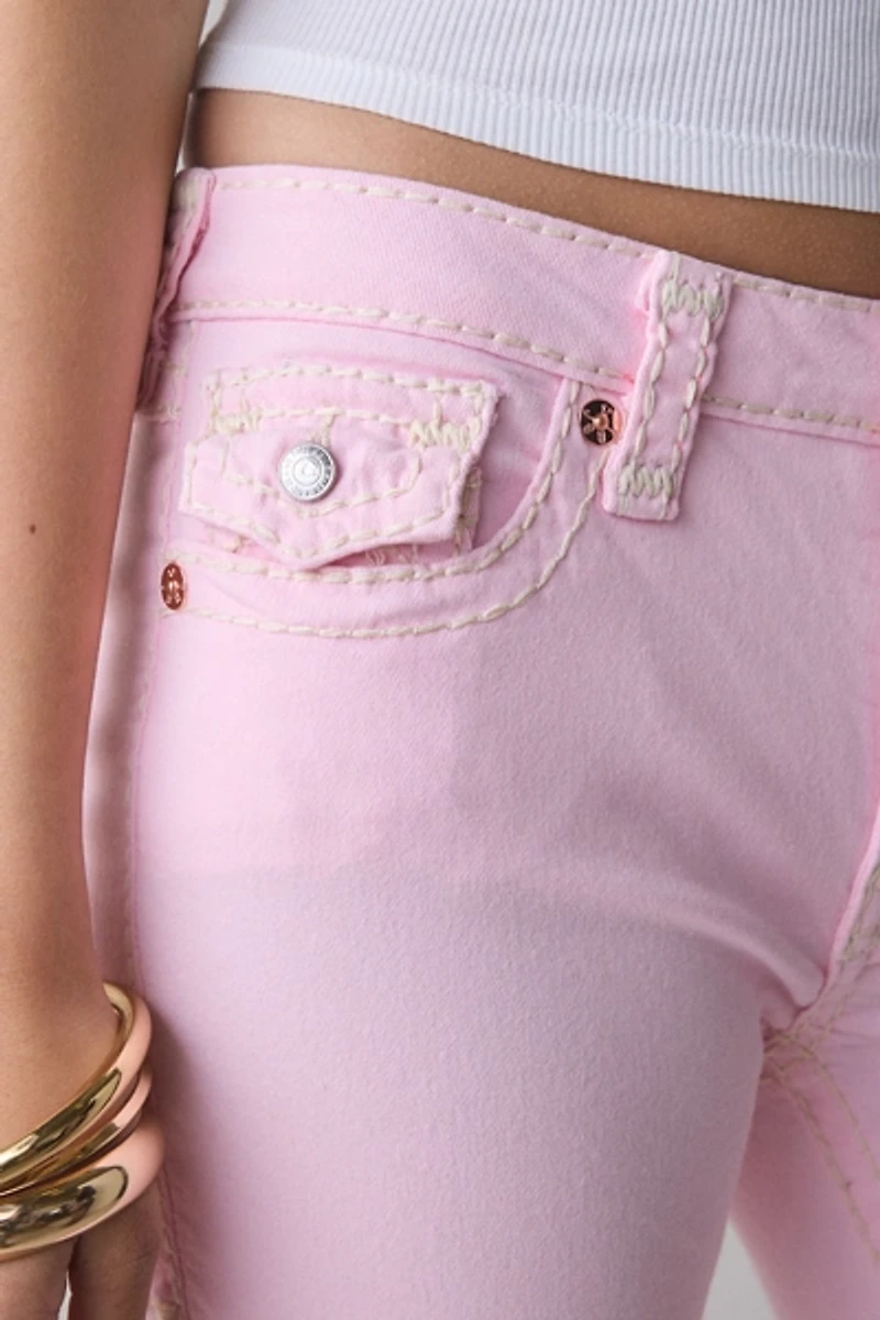 True Religion Becca Fairytale Super T Flap Mid-Rise Bootcut Jean