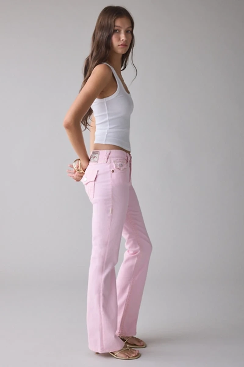 True Religion Becca Fairytale Super T Flap Mid-Rise Bootcut Jean