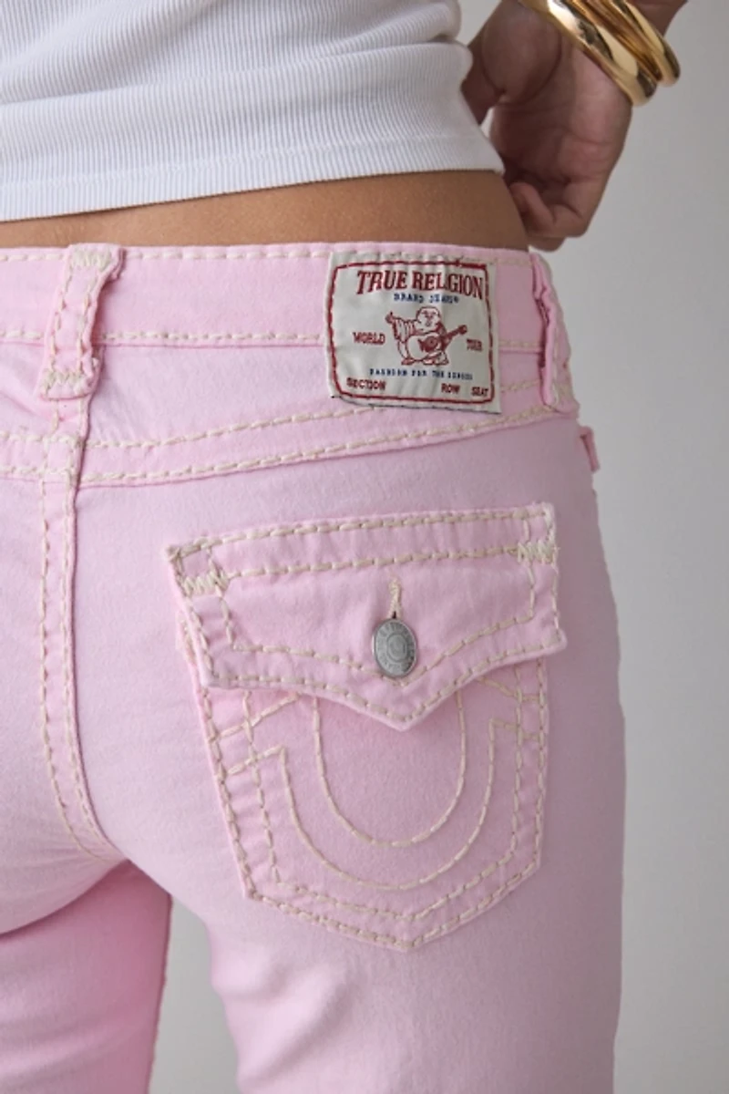 True Religion Becca Fairytale Super T Flap Mid-Rise Bootcut Jean