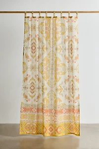 Acacia Floral Medallion Patterned Window Panel