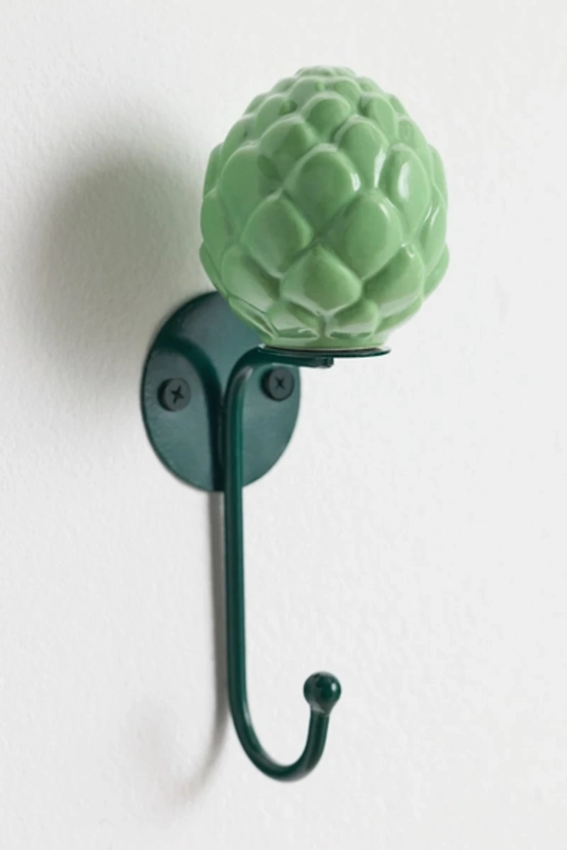 Artichoke Ceramic Wall Hook
