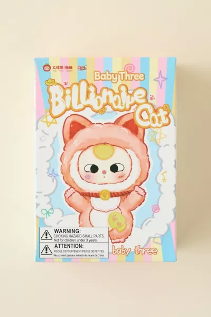 Baby Three Billionaire Cat Series Blind Box Plushie Keychain