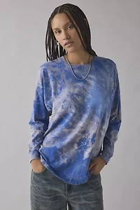 ReMADE By UO Dyed Oversized Long Sleeve Tee