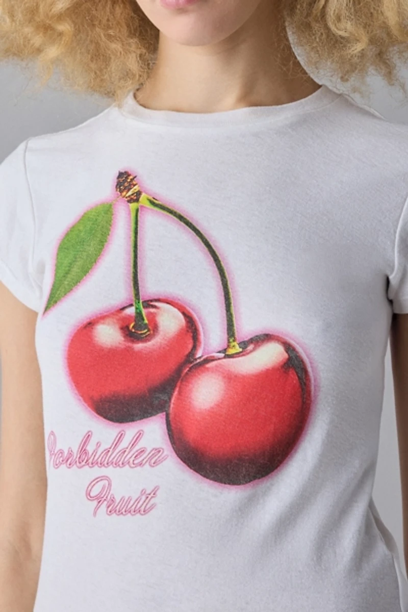 BDG Cherries Graphic Short Sleeve Spill The Tee