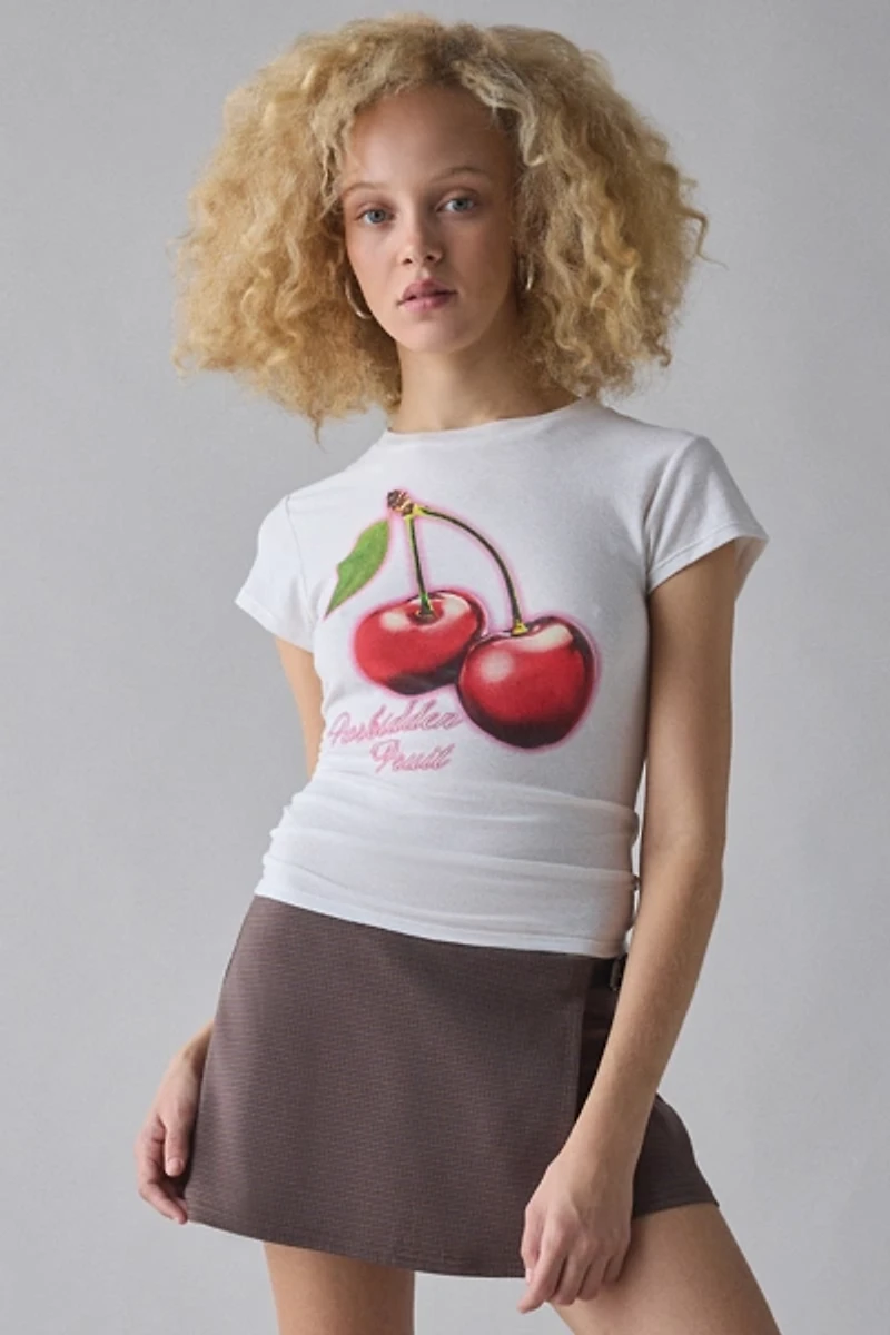 BDG Cherries Graphic Short Sleeve Spill The Tee