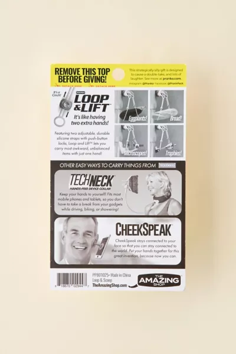 Prank-O Loop & Lift Carrying Straps Prank Gift