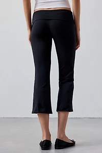 Out From Under Bec Cropped Foldover Kick Flare Pant