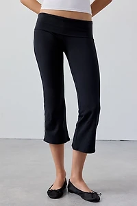 Out From Under Bec Cropped Foldover Kick Flare Pant