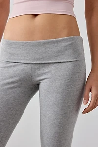 Out From Under Bec Cropped Foldover Kick Flare Pants