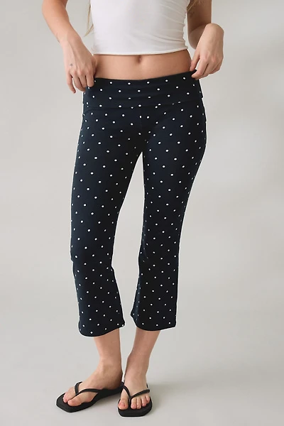 Out From Under Bec Cropped Foldover Kick Flare Pants
